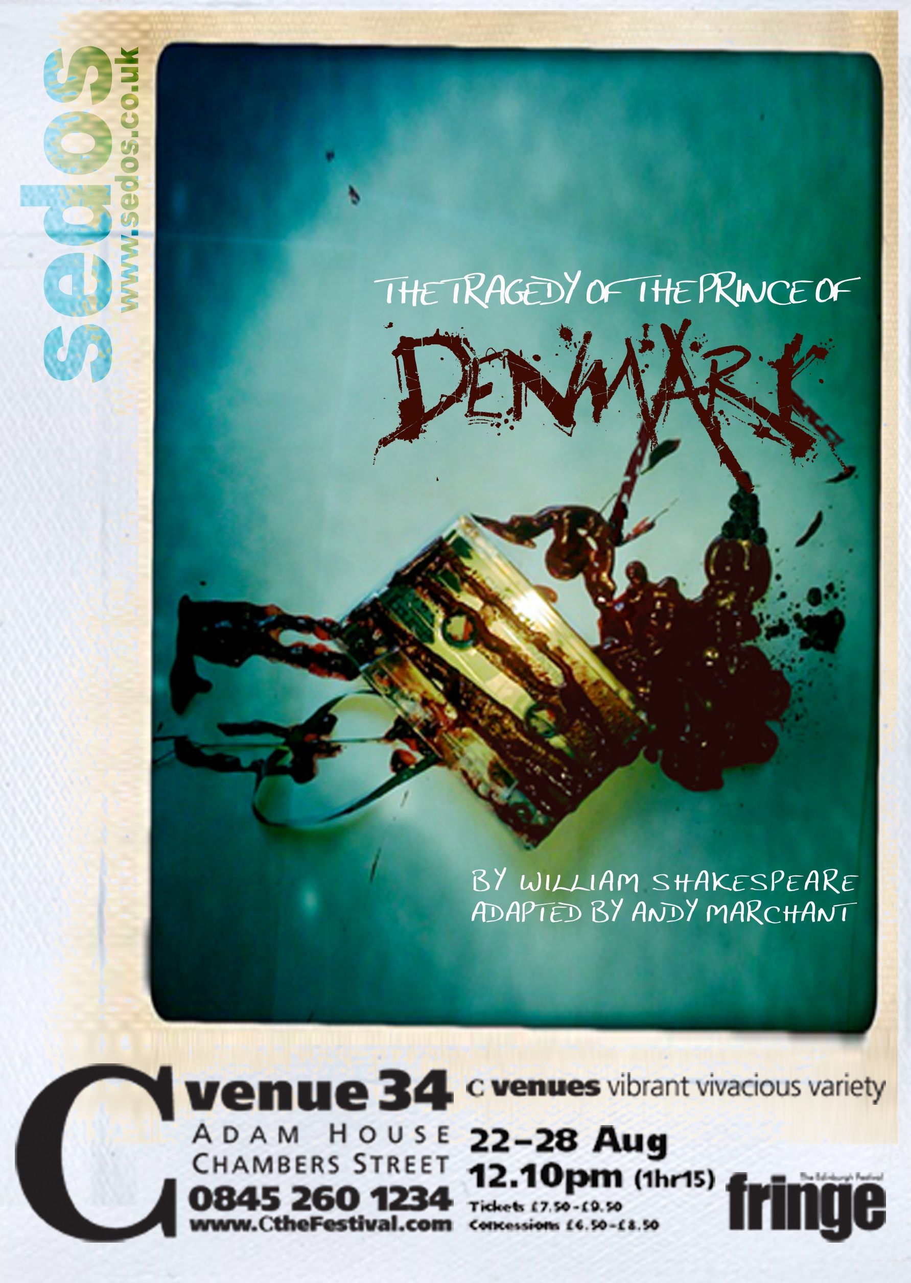 The Tragedy of the Prince of Denmark flyer image
