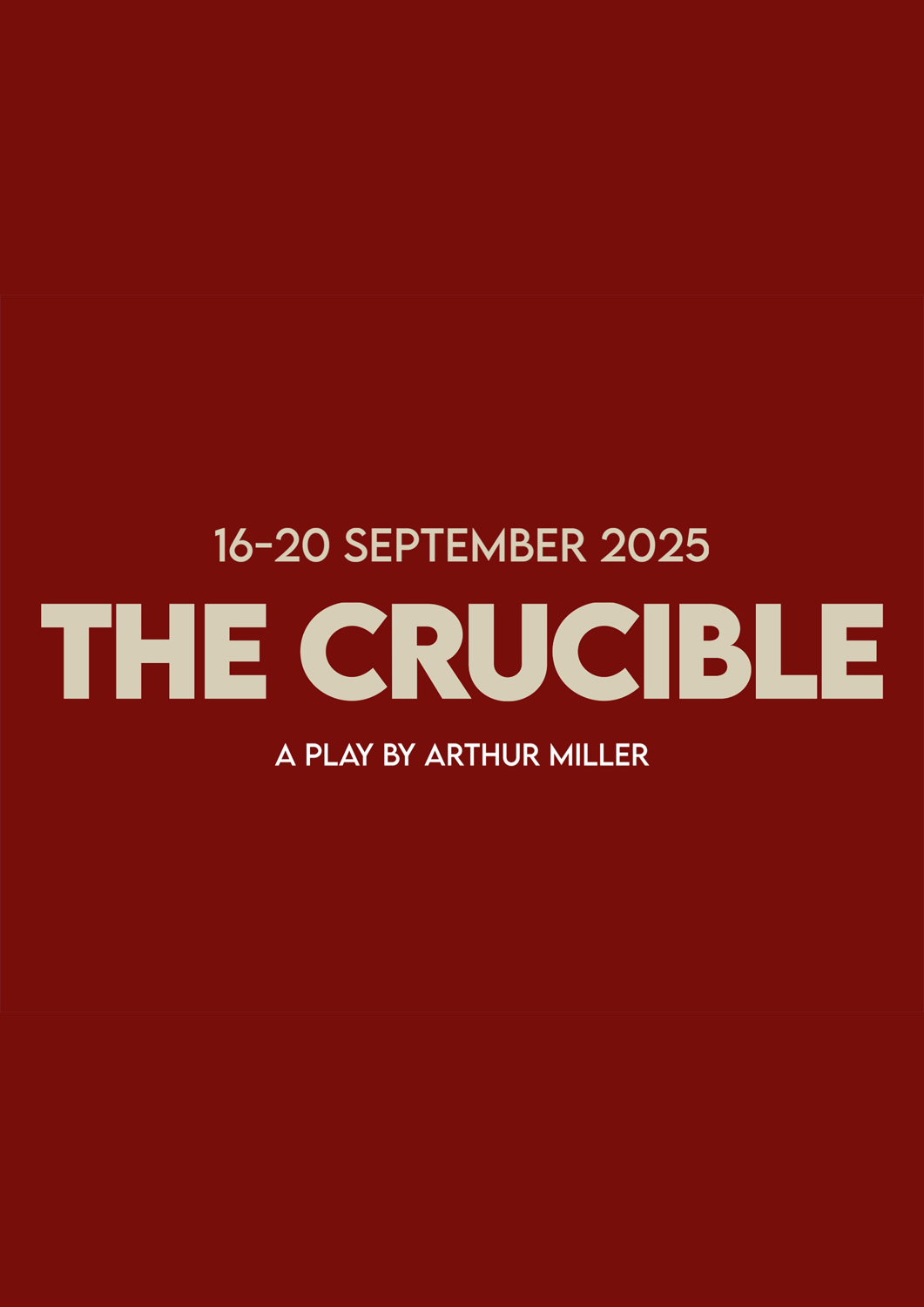 The Crucible flyer image