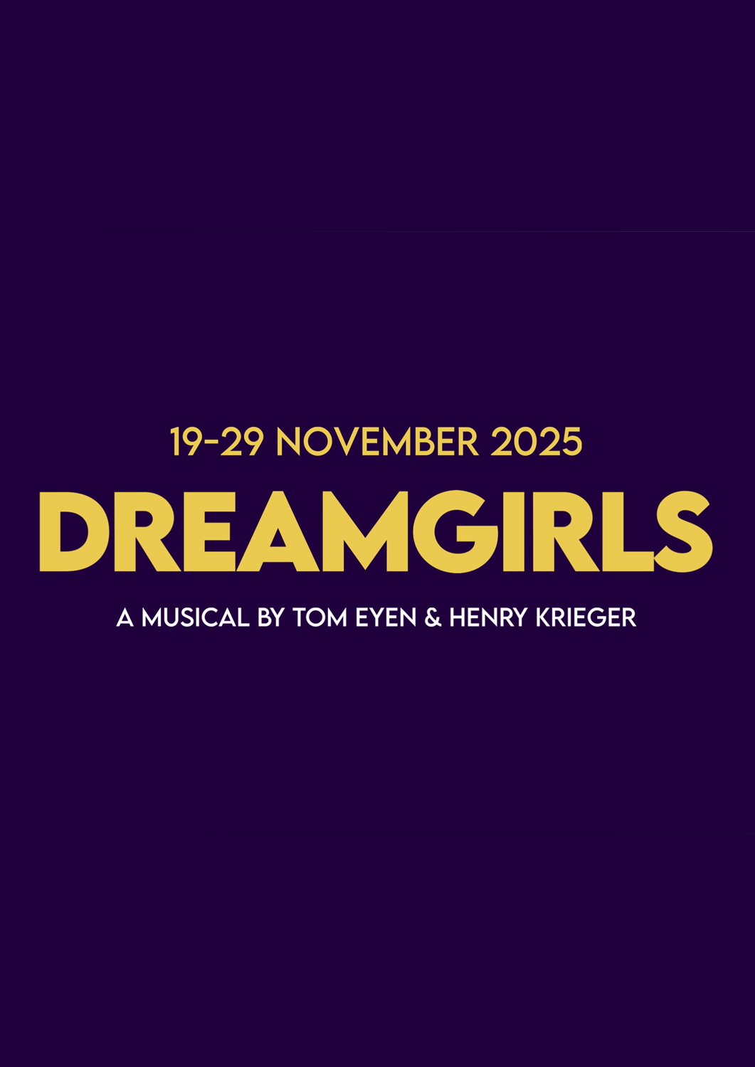  Dreamgirls flyer image