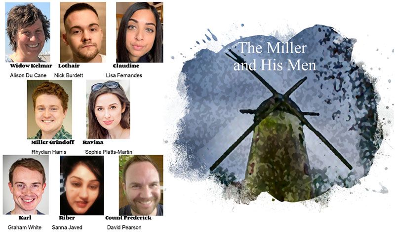 The cast of The Miller and his Men