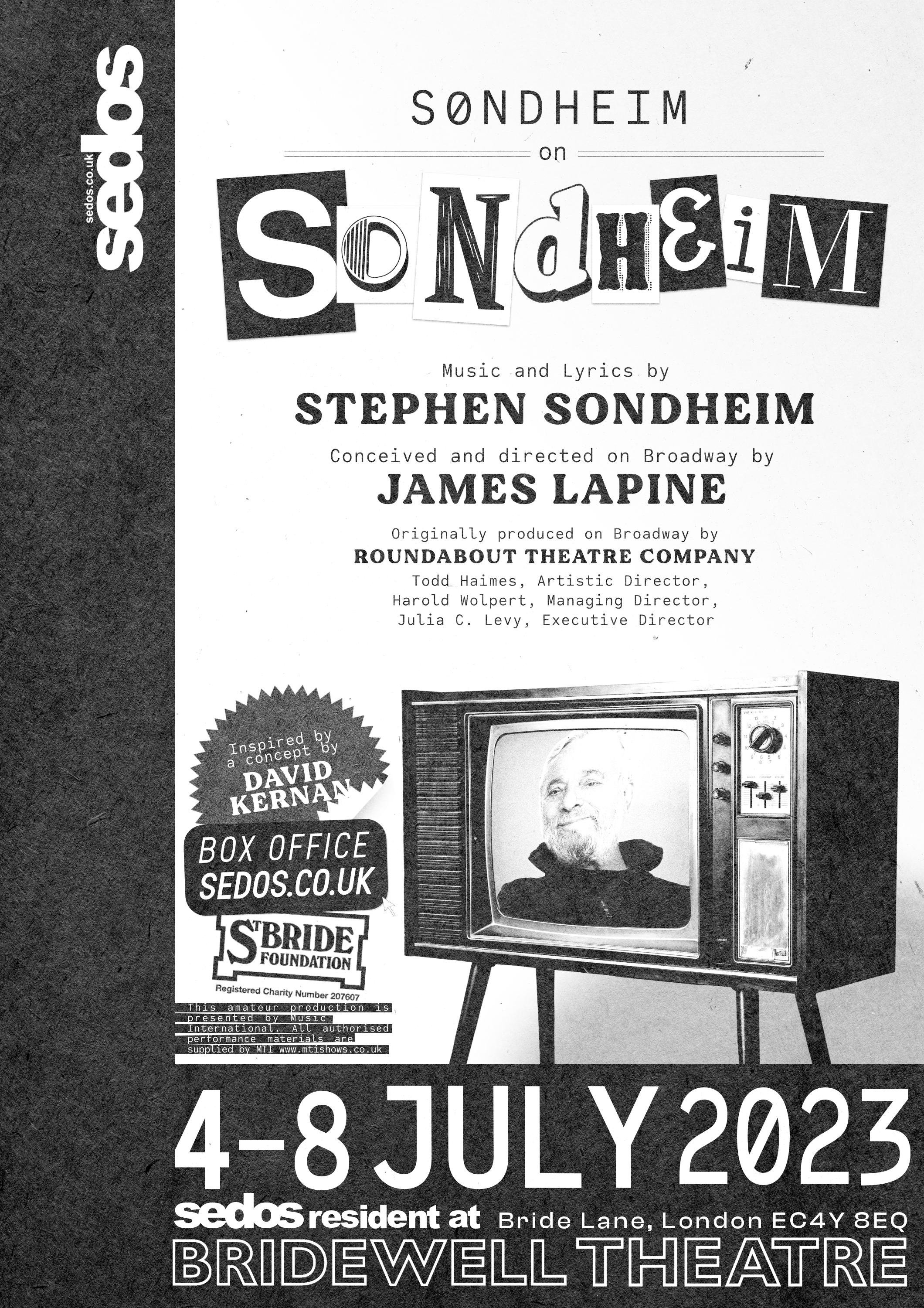 Sondheim on Sondheim flyer image