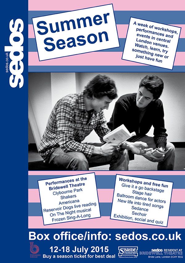 Sedos Summer Season flyer image