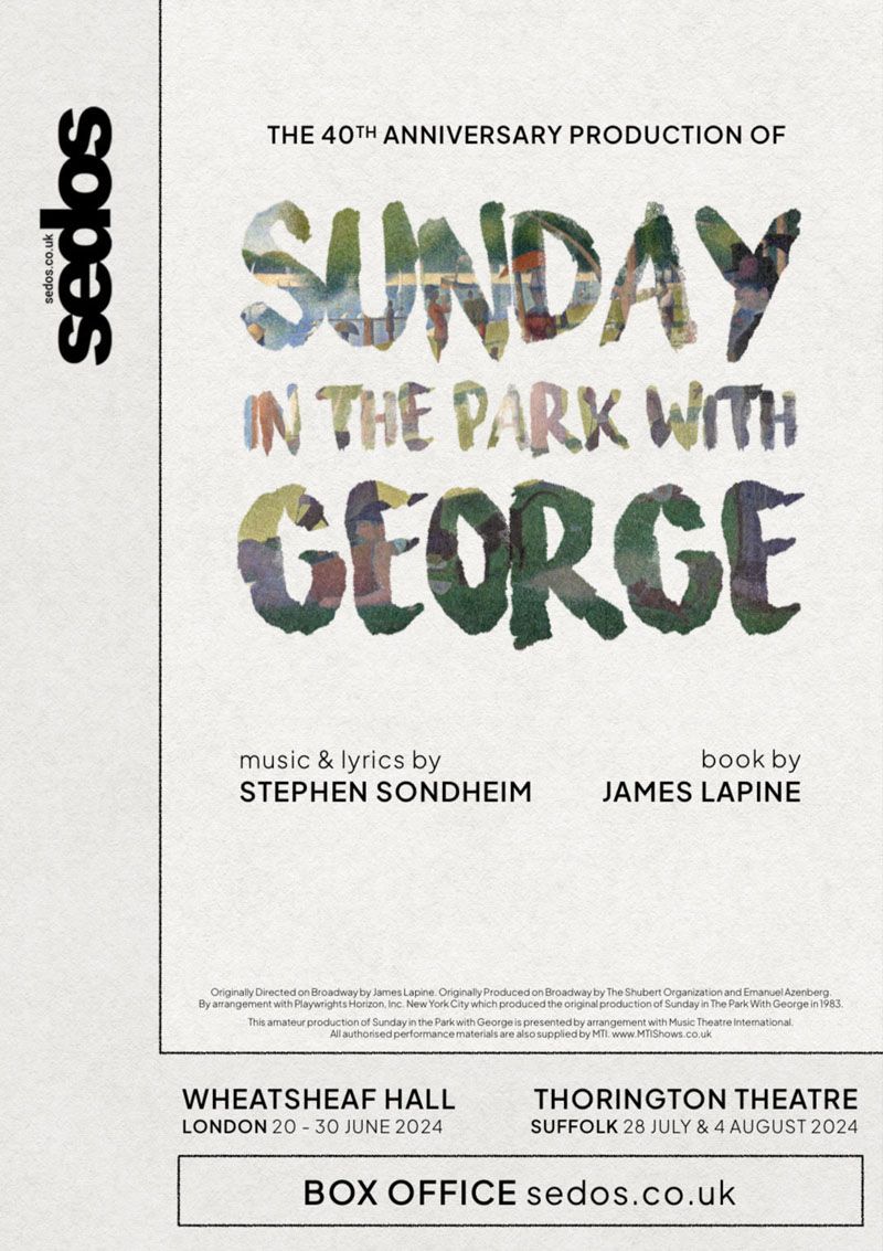 Sunday in the Park with George flyer image