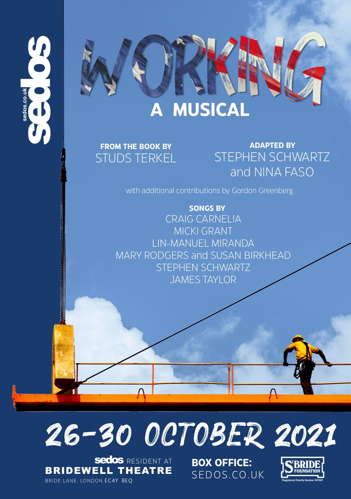 Working: a musical flyer image